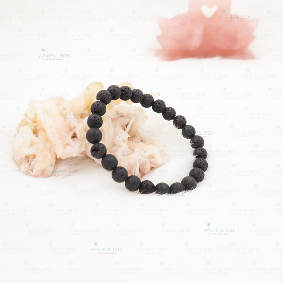 Lava Crystal Bracelet 8mm