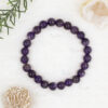 Amethyst Crystal Bracelet 8mm - Image 2