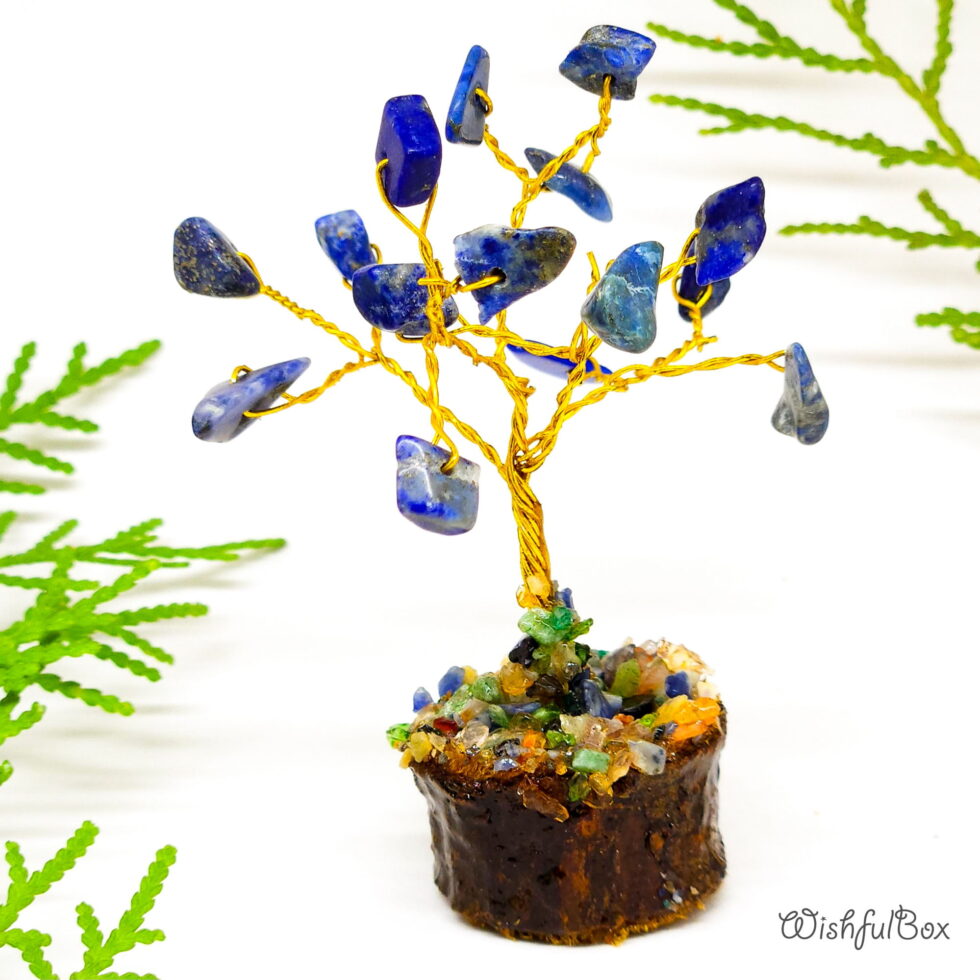 Lapis Lazuli Crystal Tree | 20 Chips