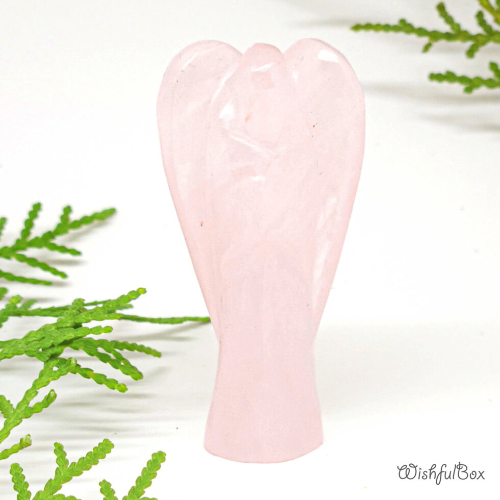 Rose Quartz Crystal Angel