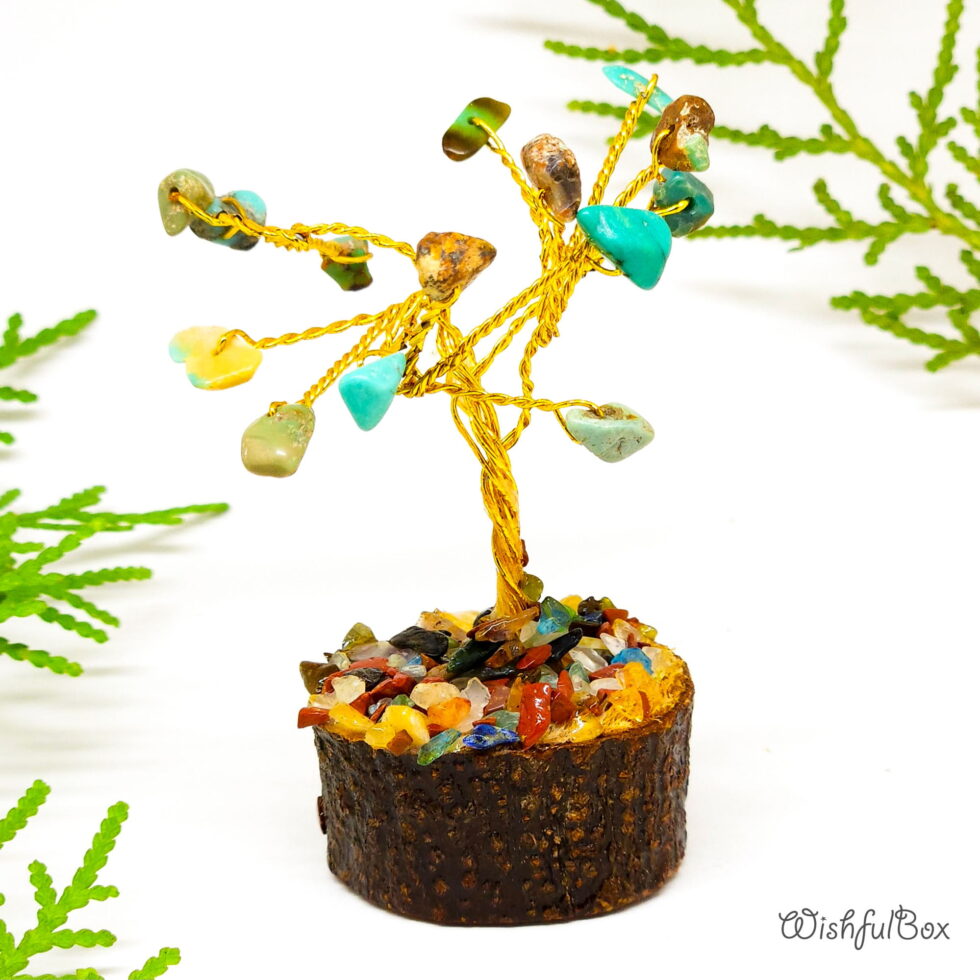 Turquoise Crystal Tree | 20 Chips