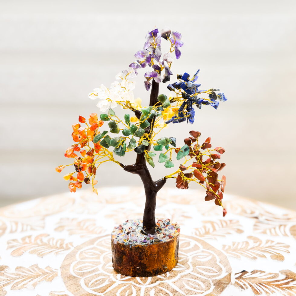 Seven Chakra Crystal Tree