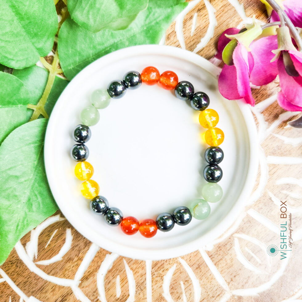 Visa Flow Crystal Bracelet 8mm