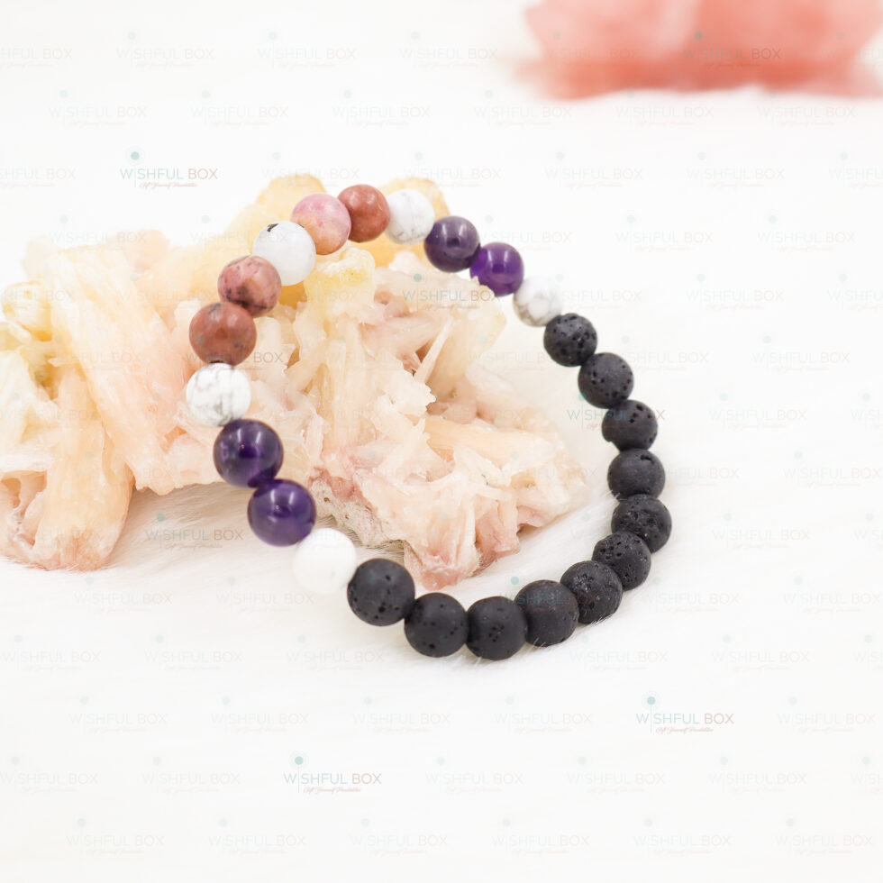 Anger Control Crystal Bracelet 8mm