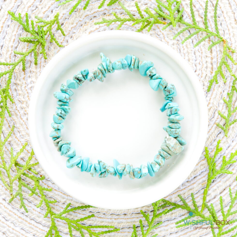 Natural Turquoise Chips Bracelet
