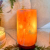 Rock Salt Cylinder Shape Lamp - Image 4