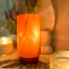Rock Salt Cylinder Shape Lamp - Image 3