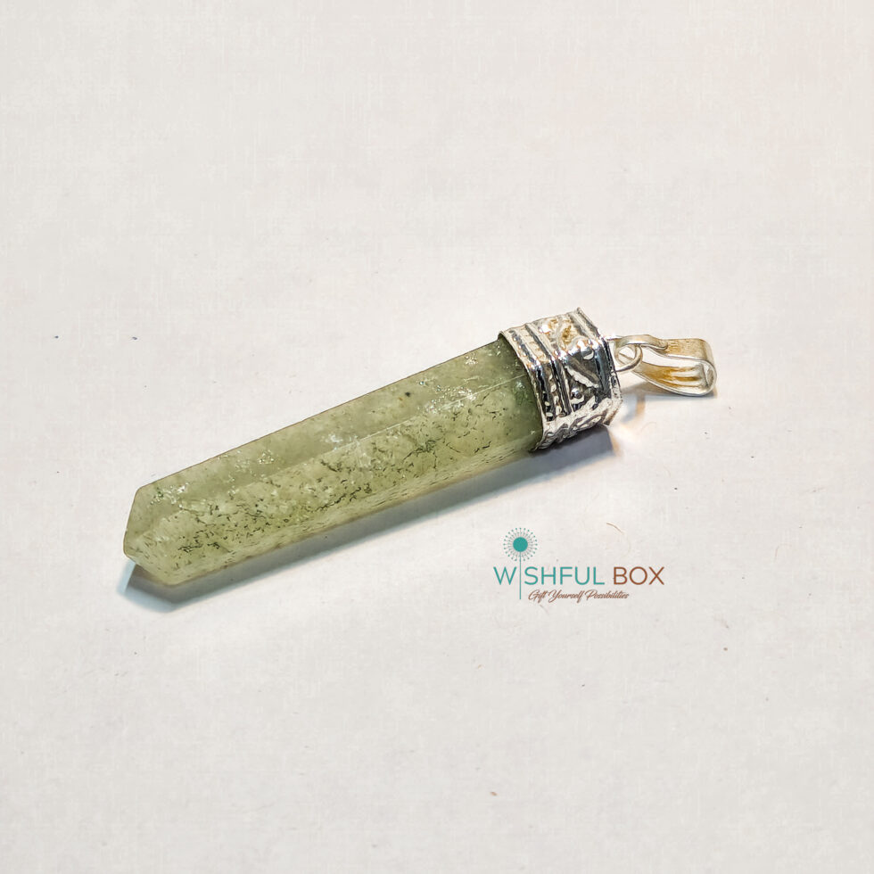Green Aventurine Pencil Pendant