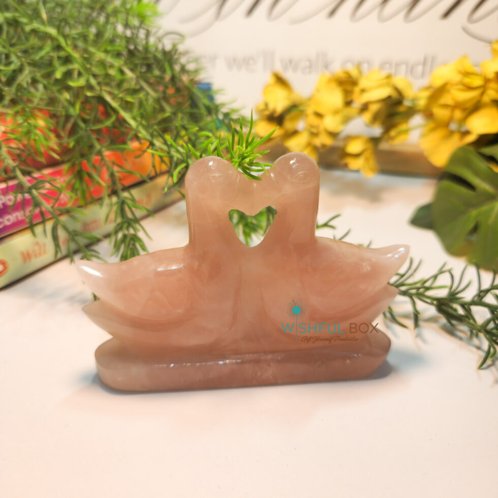 Rose Quartz Duck
