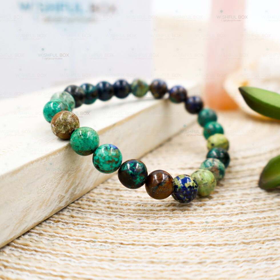 Azurite Crystal Bracelet – 8mm